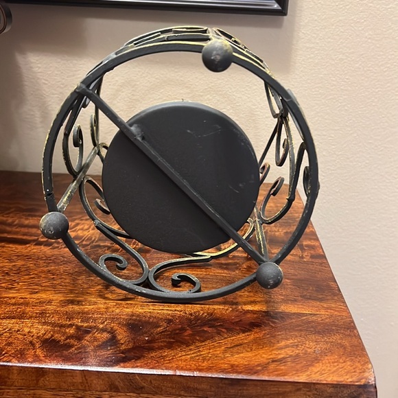 Candleholder ~ Metal with a Scroll Design - Picture 10 of 15